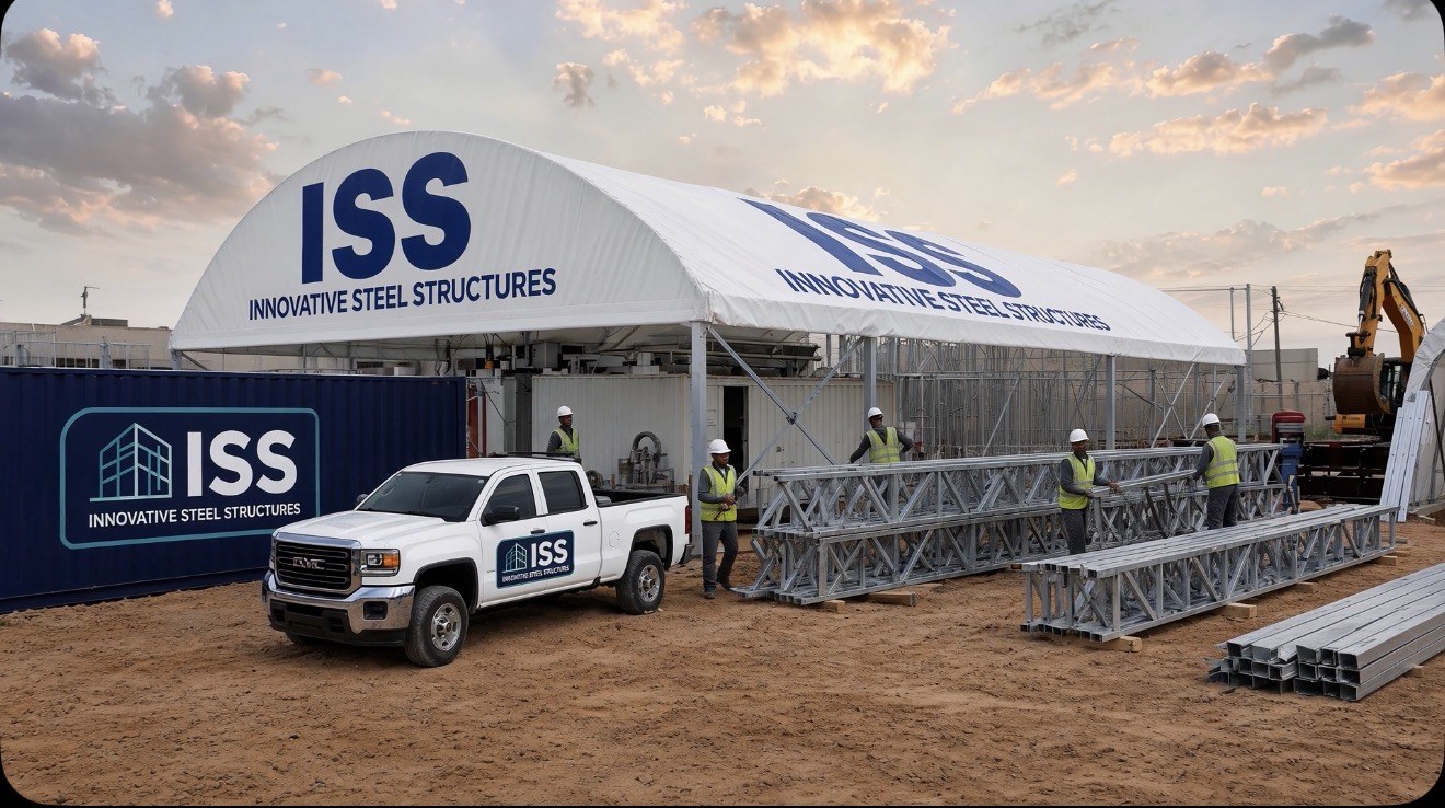 Phase 2 — ISS containerized factory assembling CFS panels in-country